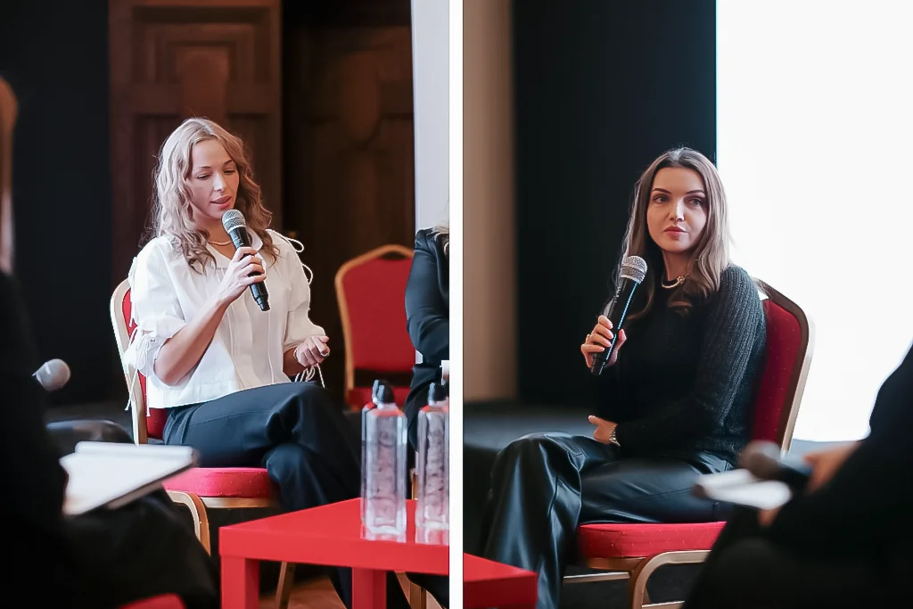 Oana Ivan, expertă în dermocosmetologie, și Dr. Ruxandra Sandulescu, dermatolog